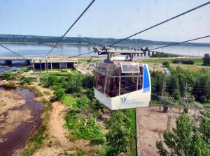 The trip up to Monty