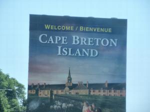 Cape Breton sign