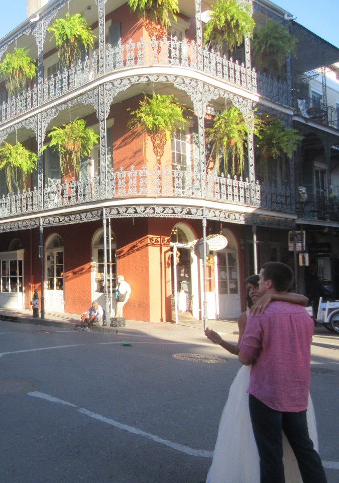 Wedding day in the big easy